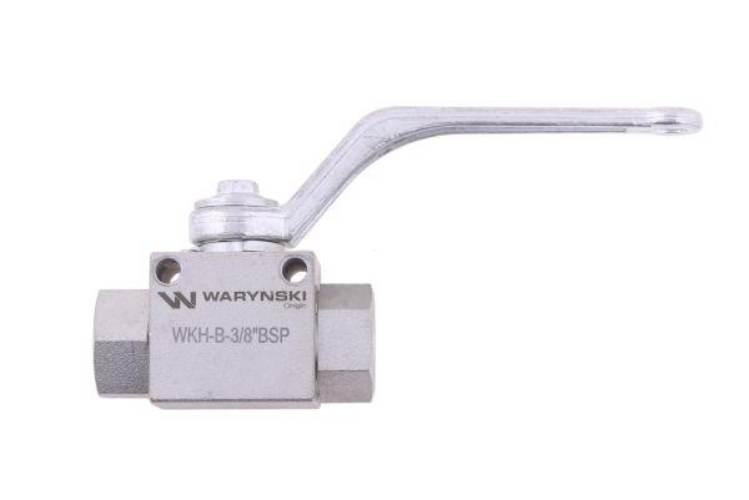 Zawór kulowy hydrauliczny 2-drogowy 2/2 - 3/8"BSP z otworami mocującymi 500 - zdjęcie 3