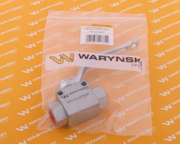 Zawór kulowy hydrauliczny 2-drogowy 2/2 - 3/8"BSP z otworami mocującymi 500 - zdjęcie 4