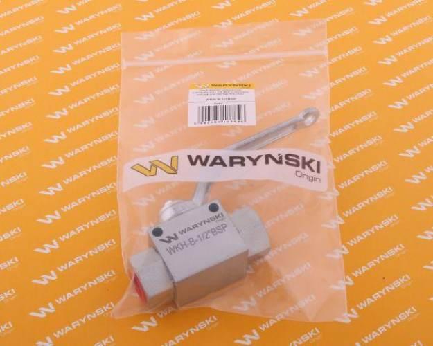 Zawór kulowy hydrauliczny 2-drogowy 2/2 - 1/2"BSP z otworami mocującymi 500 - zdjęcie 3