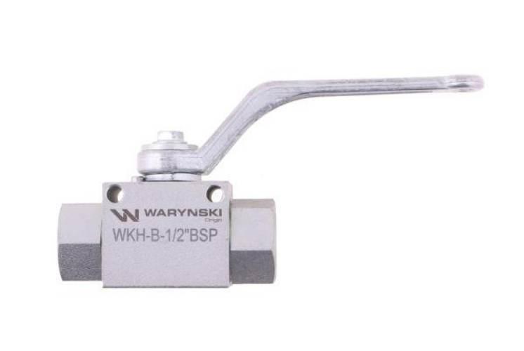 Zawór kulowy hydrauliczny 2-drogowy 2/2 - 1/2"BSP z otworami mocującymi 500 - zdjęcie 4