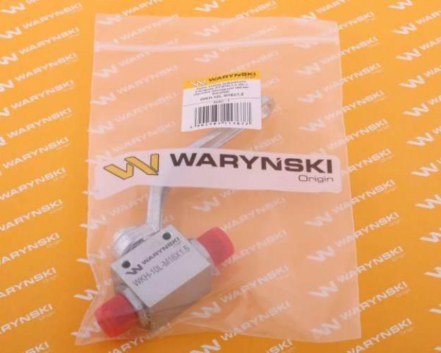 Zawór kulowy hydrauliczny 2-drogowy 2/2 M16x1.5 10L z otworami mocującymi 5 - zdjęcie 3