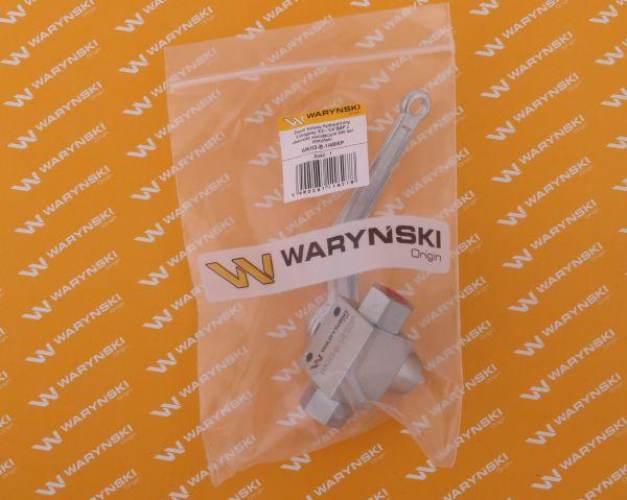 Zawór kulowy hydrauliczny 3-drogowy 3/2 - 1/4"BSP z otworami mocującymi 500 - zdjęcie 4