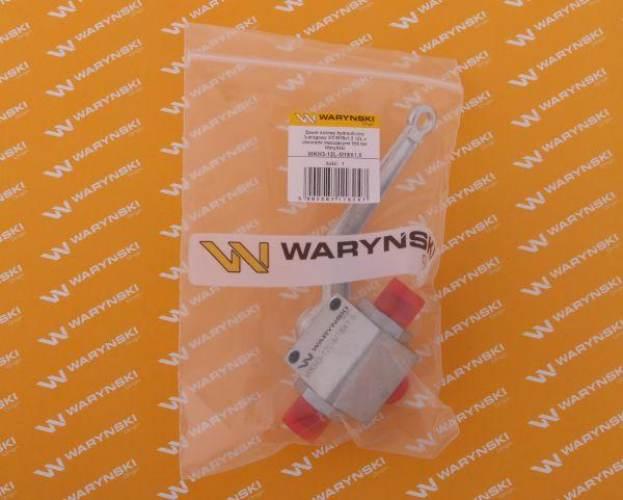 Zawór kulowy hydrauliczny 3-drogowy 3/2 M18x1.5 12L z otworami mocującymi 5 - zdjęcie 3