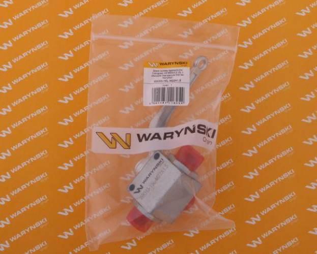 Zawór kulowy hydrauliczny 3-drogowy 3/2 M22x1.5 15L z otworami mocującymi 5 - zdjęcie 4