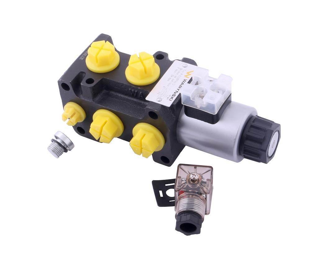 Dzielnik, zawór, elektrozawór kierunkowy elektromagnetyczny kontroli W-E12D - zdjęcie 3