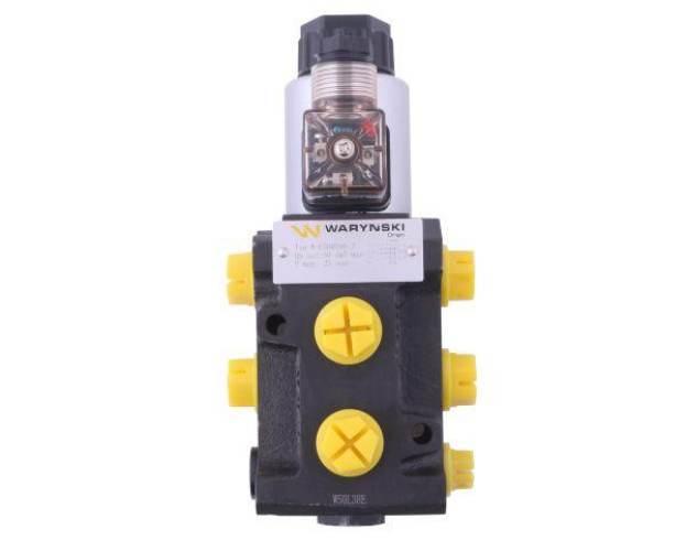 Dzielnik, zawór, elektrozawór kierunkowy elektromagnetyczny kontroli W-E38D - zdjęcie 5