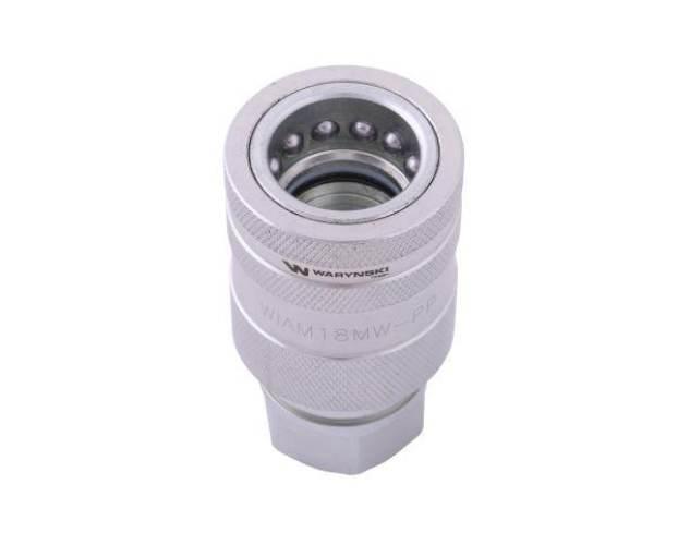 Szybkozłącze hydrauliczne gniazdo M18x1.5 gwint wewnętrzny EURO PUSH-PULL ( - zdjęcie 3