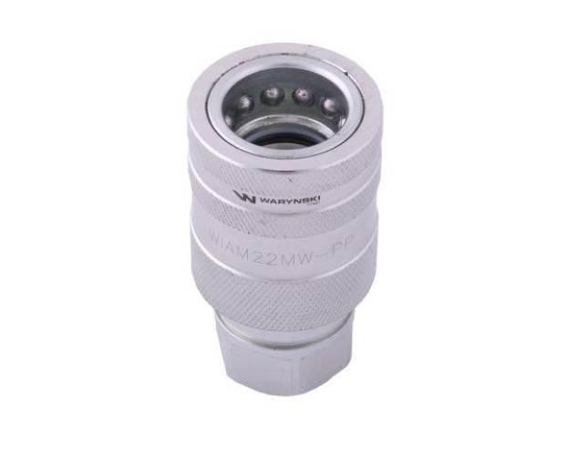 Szybkozłącze hydrauliczne gniazdo M22x1.5 gwint wewnętrzny EURO PUSH-PULL ( - zdjęcie 3