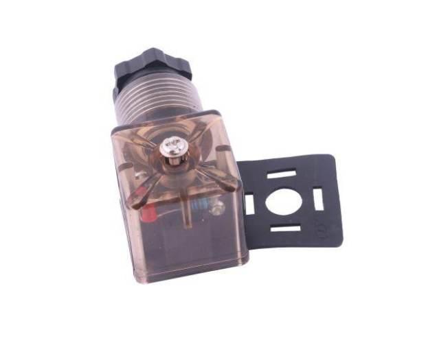 Wtyczka elektryczna W-WTYKVDC 12V 24V (SP666) do zasilania cewek elektromag - zdjęcie 3