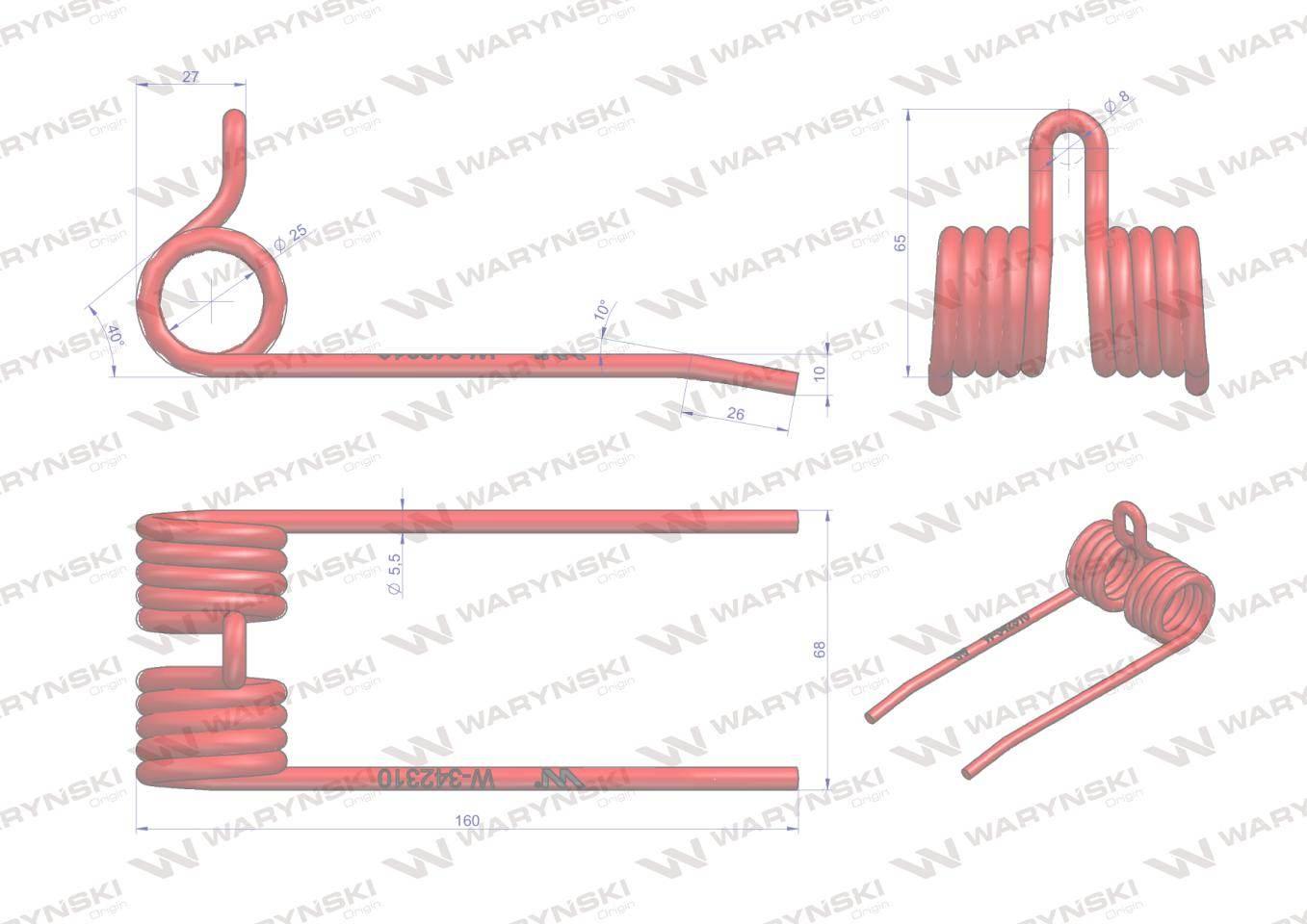 Palec podbieracza zastosowanie Strautman WARYŃSKI W-342310