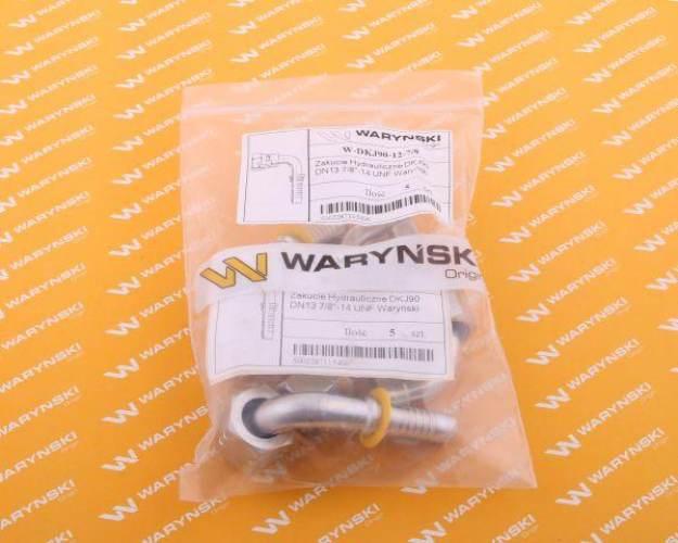 Zakucie hydrauliczne DKJ90 DN08 1/2'-20 UNF Waryński W-DKJ90-08-1/2 - zdjęcie 2