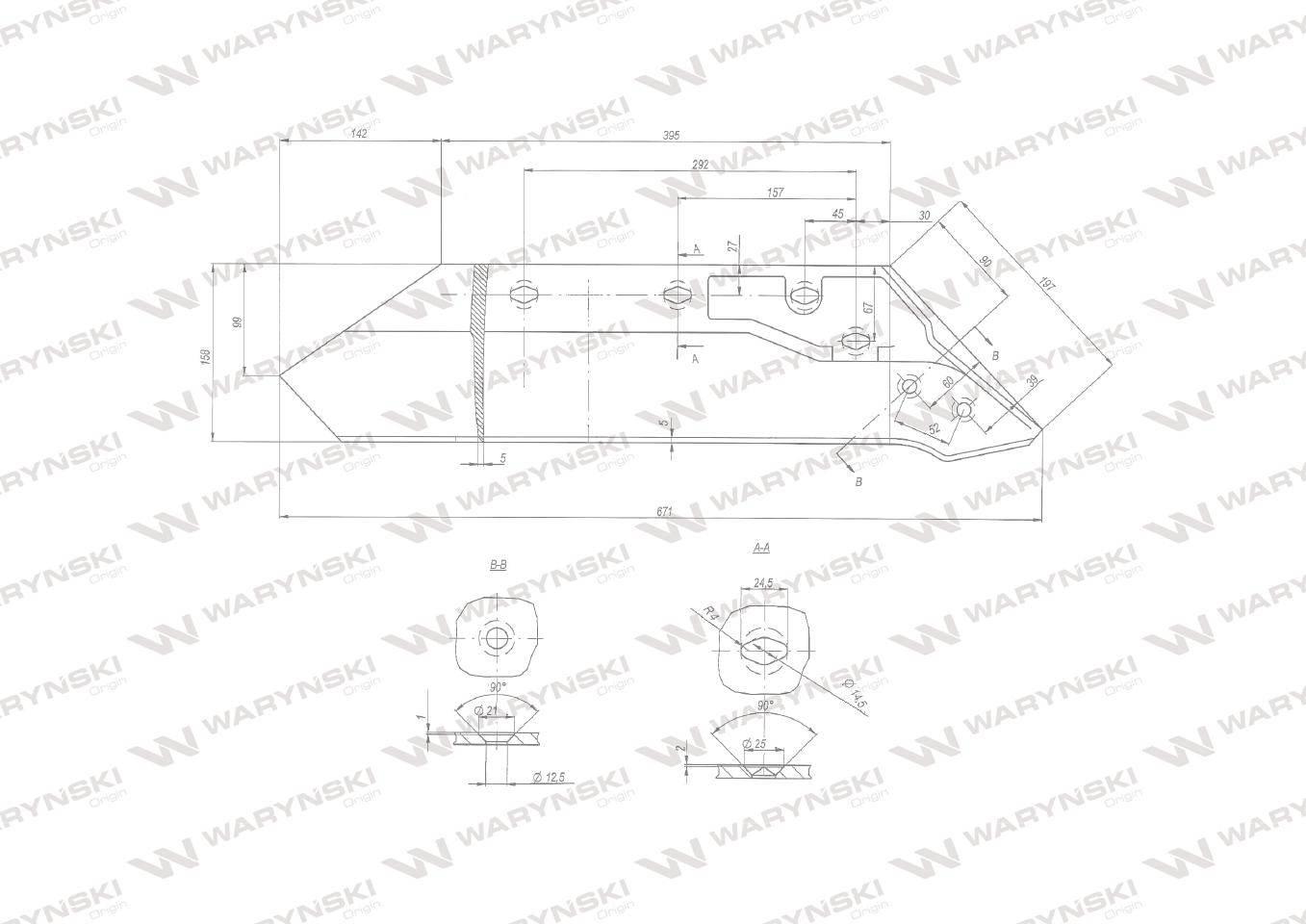 Eurolemiesz lewy 16" 622137 zastosowanie Kuhn Clasicos Waryński W-622137 - zdjęcie 2