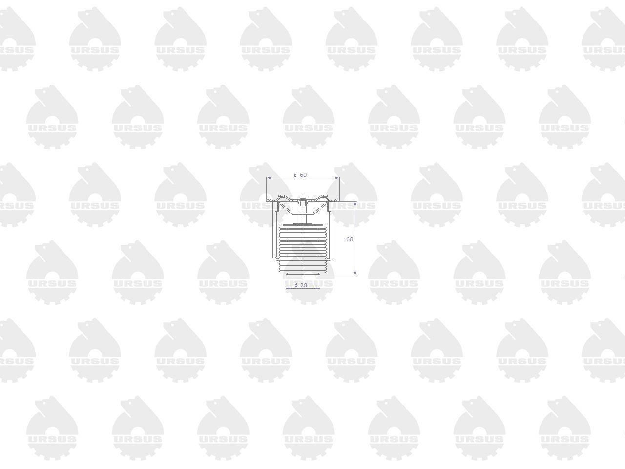 Termostat mieszkowy C-360 ORYGINAŁ URSUS 50513090U - zdjęcie 2