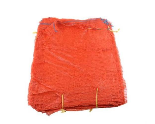 Worek raszlowy 25-30kg pomarańczowy z zaciągiem ( opakowanie zawiera 100 sz