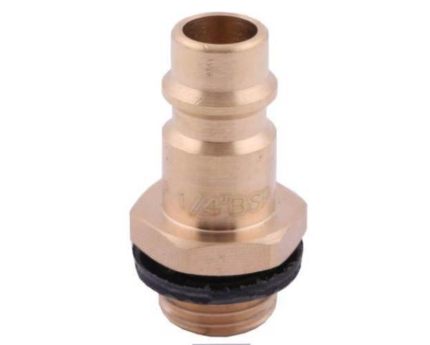 Szybkozłącze pneumatyczne P26 NW7.2 wtyczka 1/4"BSP gwint zewnętrzny POLMO - zdjęcie 3