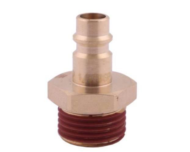 Szybkozłącze pneumatyczne P26 NW7.2 wtyczka 1/2"BSP gwint zewnętrzny POLMO - zdjęcie 3