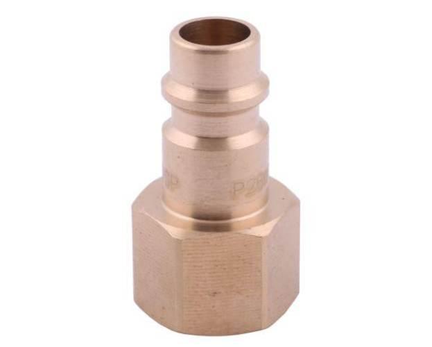 Szybkozłącze pneumatyczne P26 NW7.2 wtyczka 1/4"BSP gwint wewnętrzny POLMO - zdjęcie 3
