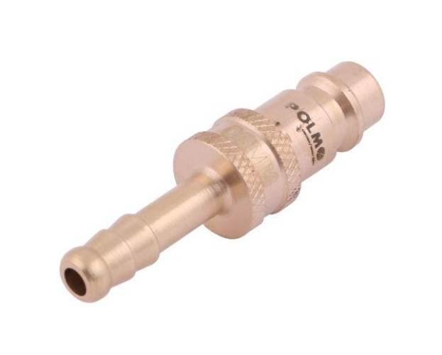 Szybkozłącze pneumatyczne P26 NW7.2 wtyczka pod wąż DN06mm POLMO 5szt - zdjęcie 3