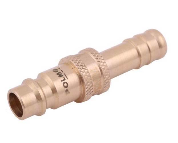 Szybkozłącze pneumatyczne P26 NW7.2 wtyczka pod wąż DN09mm POLMO 5szt