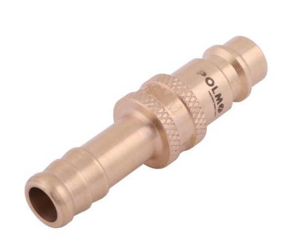Szybkozłącze pneumatyczne P26 NW7.2 wtyczka pod wąż DN09mm POLMO 5szt - zdjęcie 3