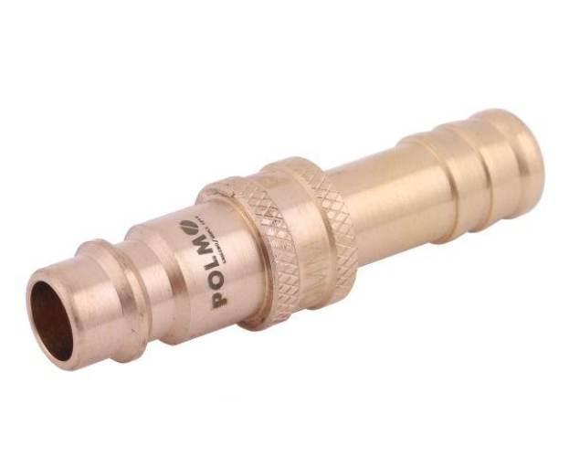 Szybkozłącze pneumatyczne P26 NW7.2 wtyczka pod wąż DN10mm POLMO 5szt