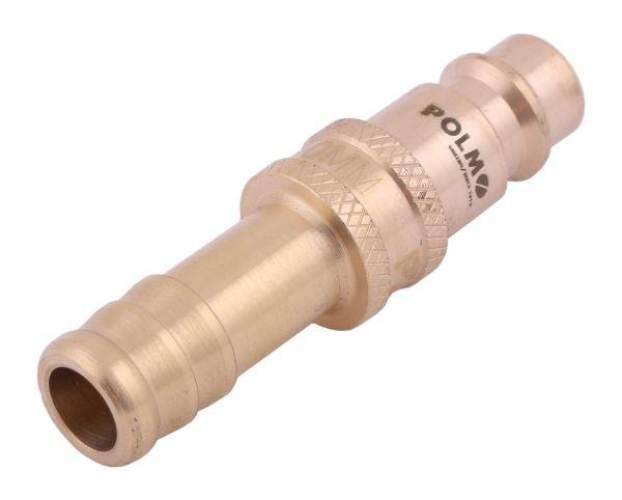 Szybkozłącze pneumatyczne P26 NW7.2 wtyczka pod wąż DN10mm POLMO 5szt - zdjęcie 3