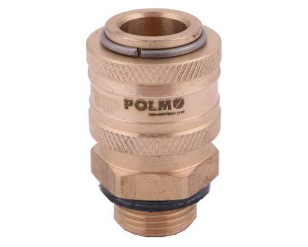 Szybkozłącze pneumatyczne P26 NW7.2 gniazdo 3/8"BSP gwint zewnętrzny POLMO - zdjęcie 3