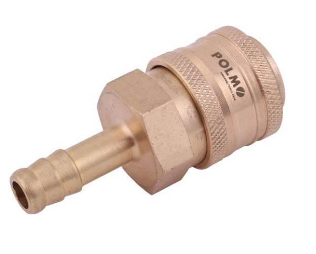 Szybkozłącze pneumatyczne P26 NW7.2 gniazdo pod wąż DN08mm POLMO 5szt