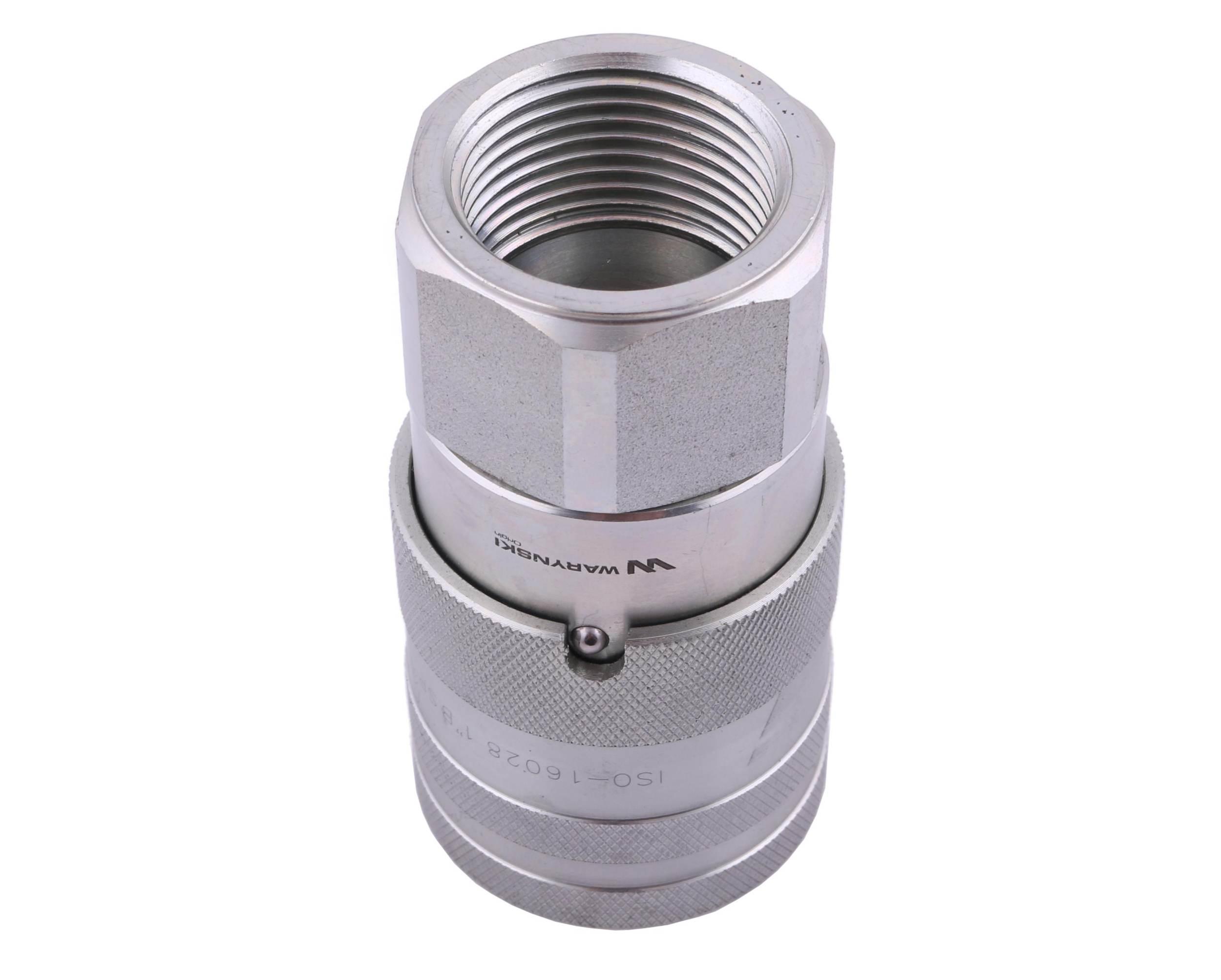 Szybkozłącze hydrauliczne suchoodcinające (rozmiar 3/4) gniazdo G1"BSP gwin - zdjęcie 4