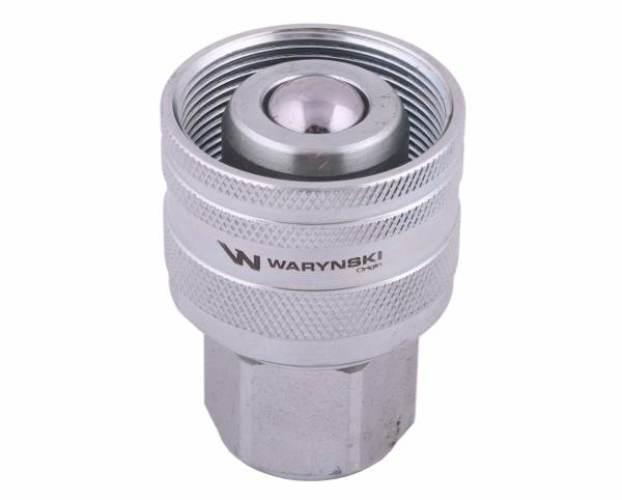 Zawór wtyczka M22x1.5 gwint wewnętrzny skręcane Waryński WRSM22WEWWT - zdjęcie 3