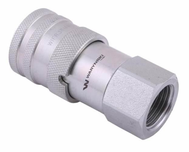 Szybkozłącze hydrauliczne suchoodcinające (rozmiar 3/8) gniazdo G1/2"BSP gw