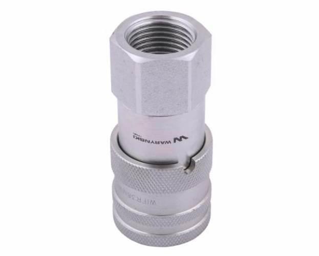 Szybkozłącze hydrauliczne suchoodcinające (rozmiar 3/8) gniazdo G1/2"BSP gw - zdjęcie 3