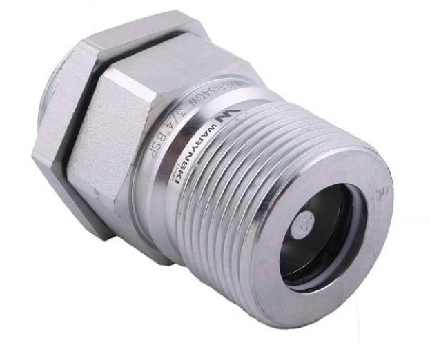 Szybkozłącze hydrauliczne skręcane (motylkowe) gniazdo G3/4"BSP gwint wewnę - zdjęcie 3