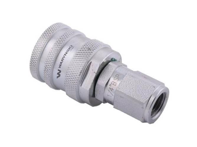 Szybkozłącze hydrauliczne skręcane wtyczka G1/4"BSP gwint wewnętrzny 350bar