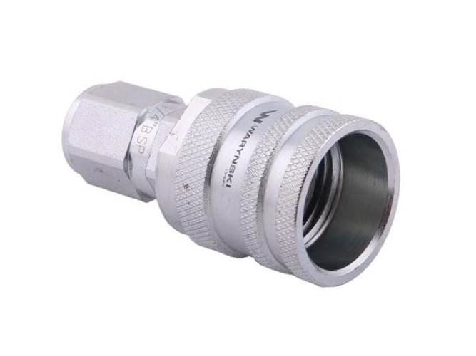 Szybkozłącze hydrauliczne skręcane wtyczka G1/4"BSP gwint wewnętrzny 350bar - zdjęcie 3