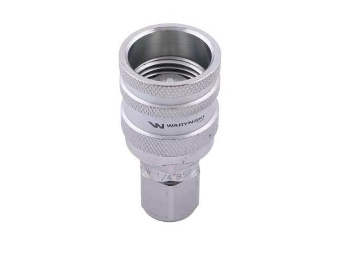 Szybkozłącze hydrauliczne skręcane wtyczka G1/4"BSP gwint wewnętrzny 350bar - zdjęcie 4