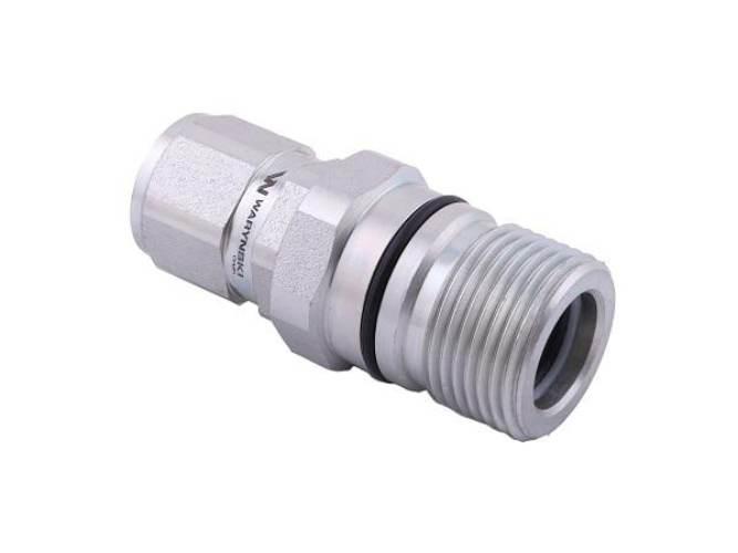 Szybkozłącze hydrauliczne skręcane gniazdo G3/8"BSP gwint wewnętrzny 300bar - zdjęcie 3