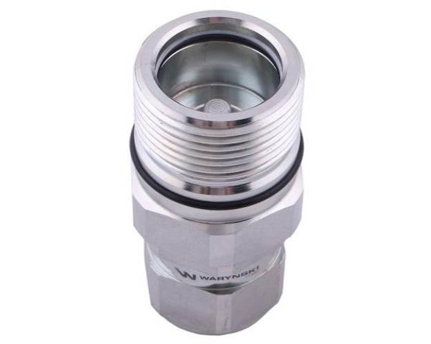 Szybkozłącze hydrauliczne skręcane gniazdo G1"BSP gwint wewnętrzny 250bar W - zdjęcie 4