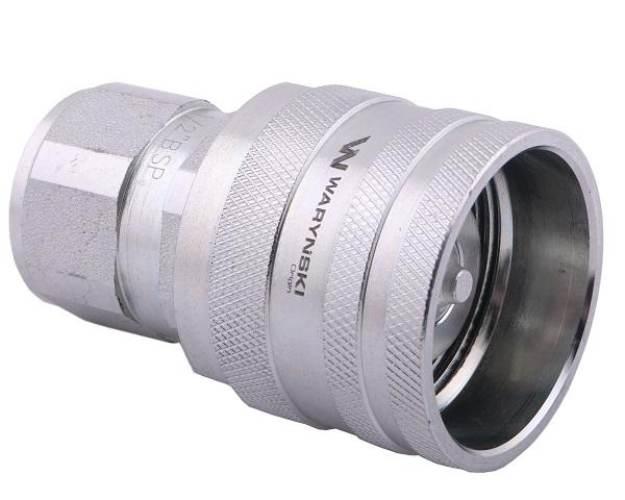 Szybkozłącze hydrauliczne skręcane wtyczka G1/2"BSP gwint wewnętrzny 300bar - zdjęcie 3