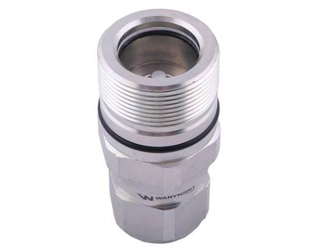 Szybkozłącze hydrauliczne skręcane gniazdo G3/4"BSP gwint wewnętrzny 250bar - zdjęcie 4