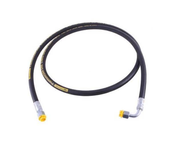 Przewód hydrauliczny 350 bar gwint M16x1.5 prosta/90 stopni (kolanko) L-200