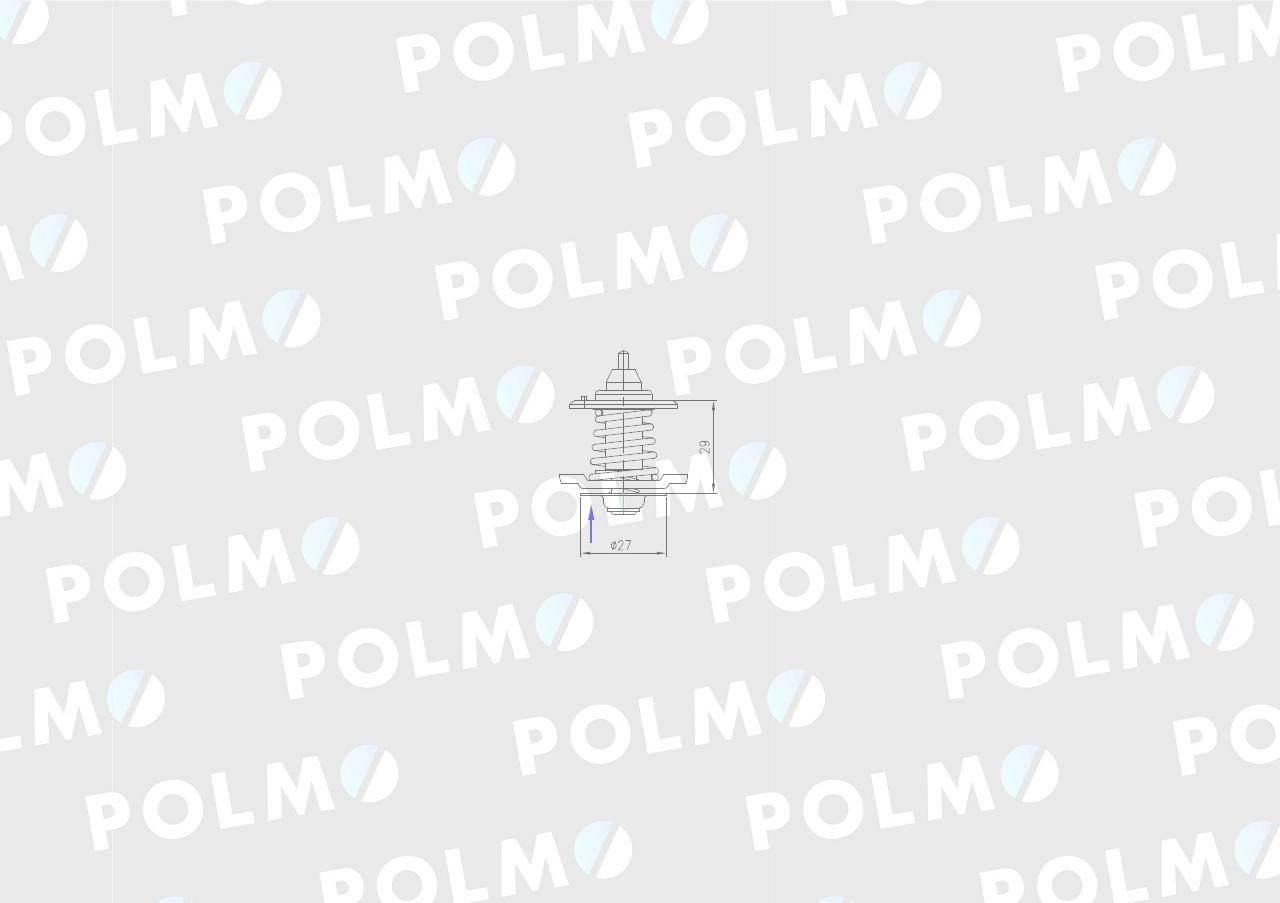 Termostat wkład 504221036 NEW HOLLAND POLMO 504221036P - zdjęcie 3