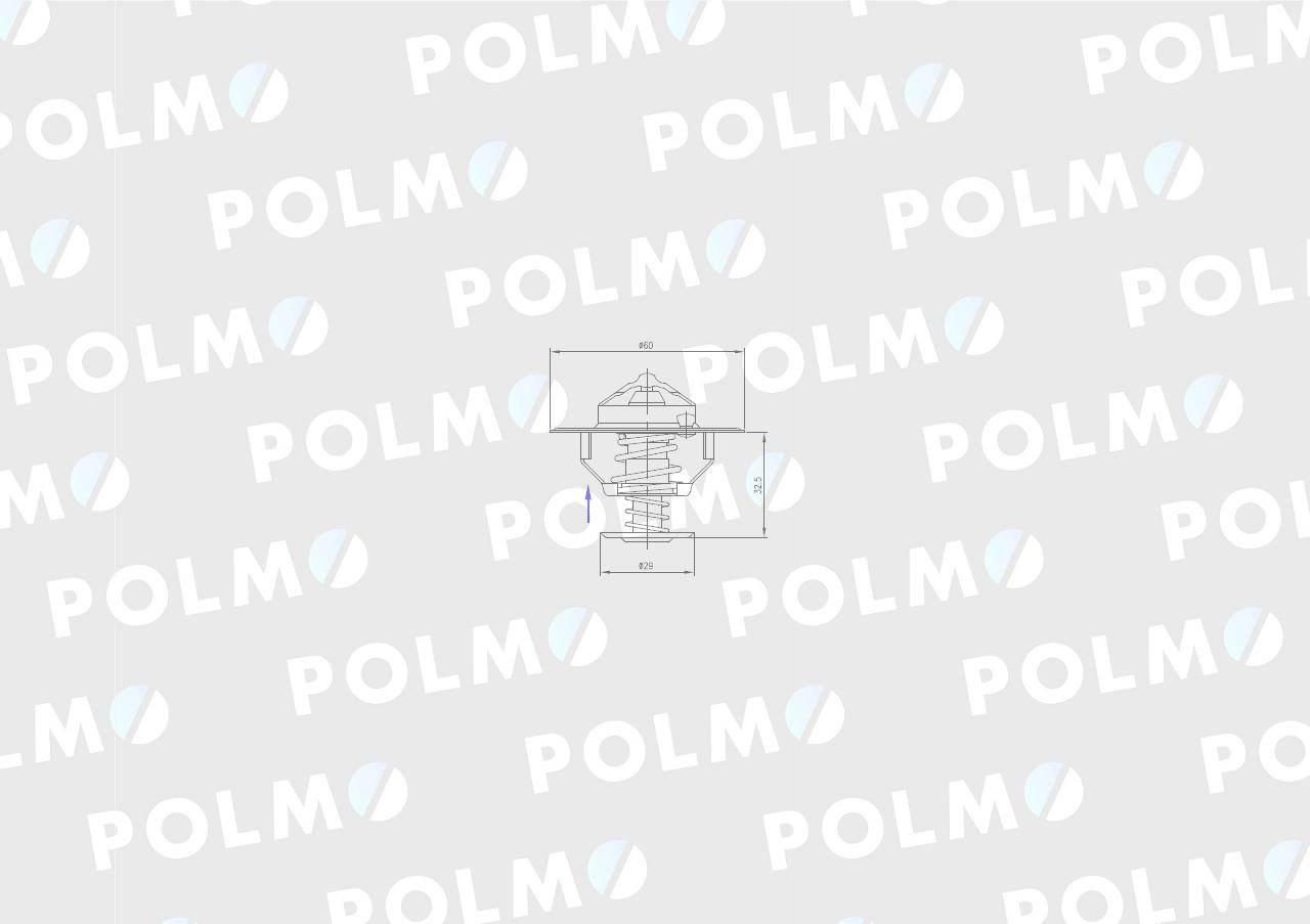 Termostat 2856543 Steyr. New Holland. Case POLMO 2856543P - zdjęcie 3