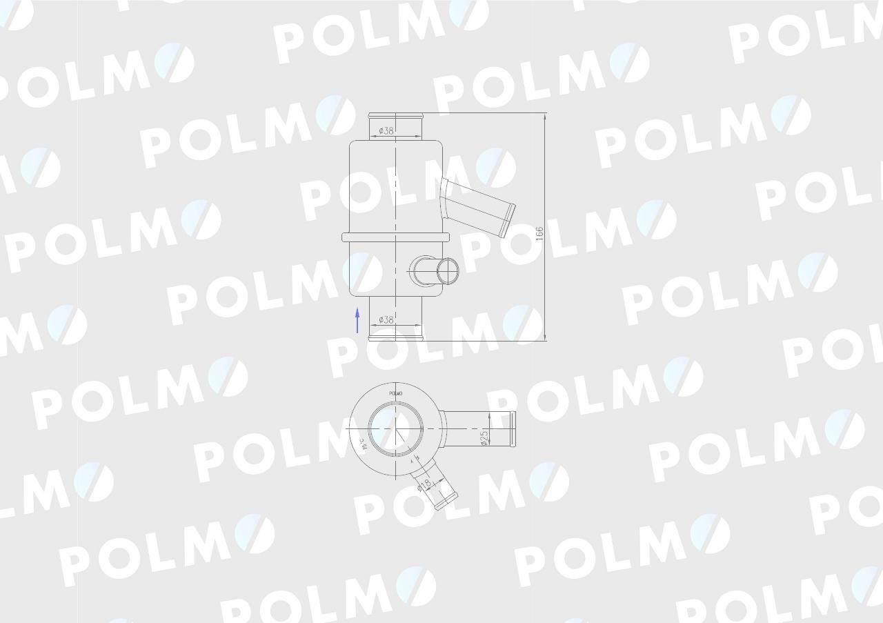 Termostat 12270073 Deutz POLMO 12270073P - zdjęcie 3