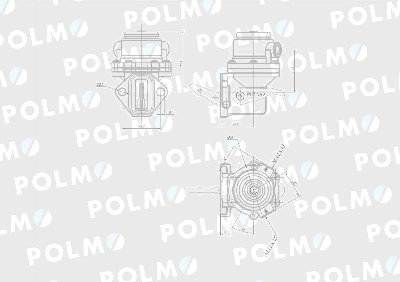Pompa zasilająca 4667510 POLMO 4660068P - zdjęcie 2
