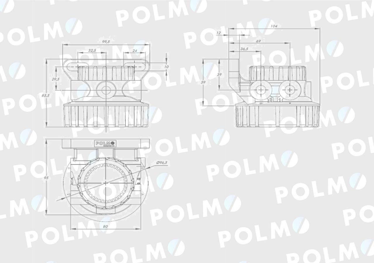 Pompa zasilająca RE522869 POLMO RE522869P - zdjęcie 3