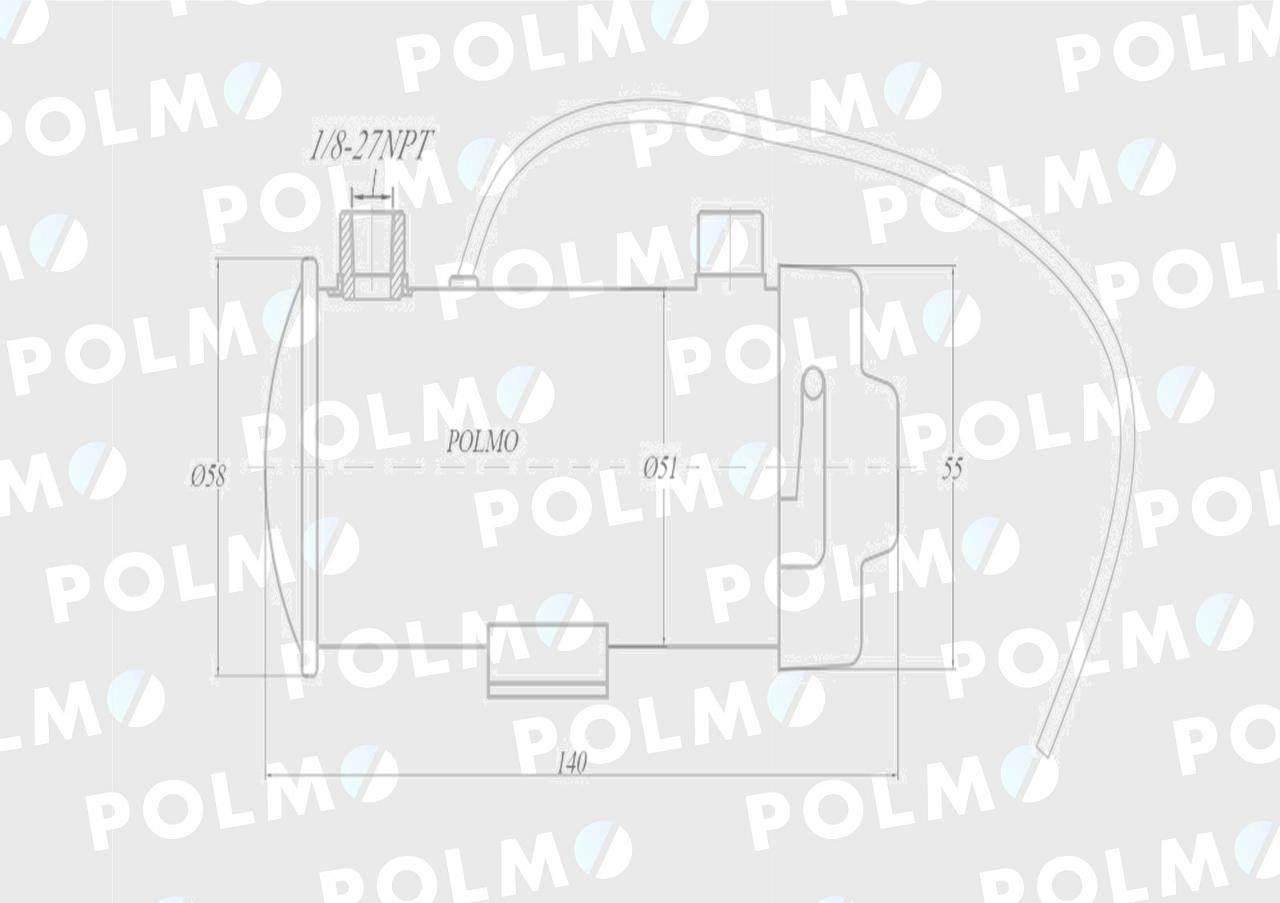 Pompa zasilająca 82006984 POLMO AR67543P - zdjęcie 3