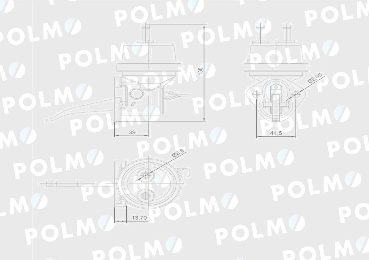 Pompa zasilająca RE61260 POLMO RE61260P