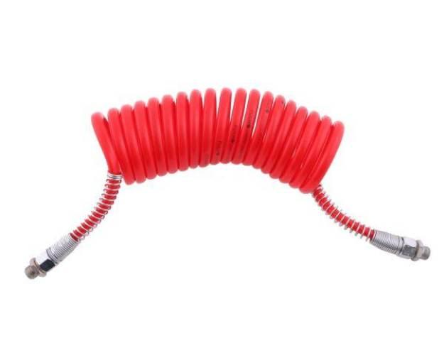 Przewód łączeniowy spiralny czerwone osłony poliamid gwint zewnętrzny 16x1. - zdjęcie 2