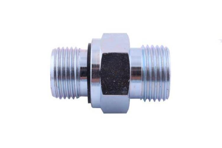 Złącze hydrauliczne proste BB (przyłączka) M18x1.5 (12L) x 1/2" BSP z uszcz - zdjęcie 2